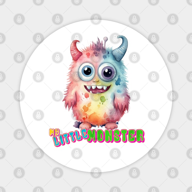 My Little Monster Magnet by Peter the T-Shirt Dude